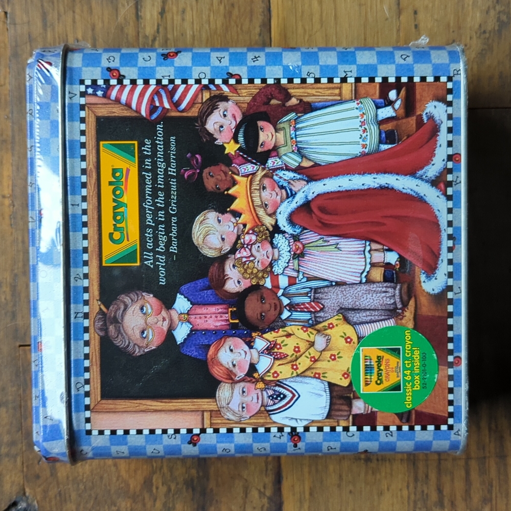 Crayola Crayon Mary Englebreit Tin